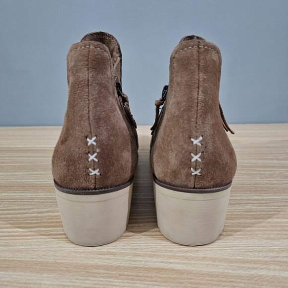 Reef Voyage Low Ankle Bootie Womens Boot Brown Leather Shoe Size 11 - Picture 7 of 14